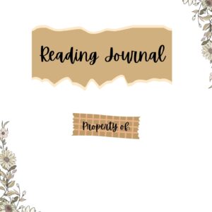 Minimalist Reading Journal for bookworms