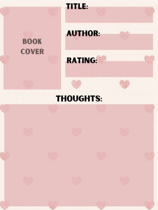 Reading Journal for Bookworms - Image 3